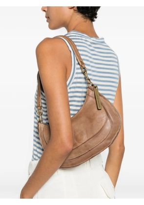 Caterina Lucchi Ludovica garment-dyed leather shoulder bag - Neutrals