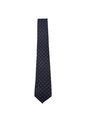 Gucci GG jacquard tie - Blue