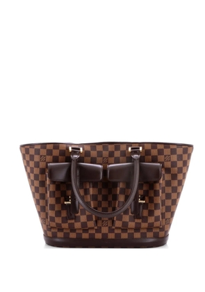 Louis Vuitton Pre-Owned Manosque Handbag Damier GM tote bag - Brown