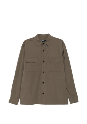 Karl Lagerfeld flap-pocket shirt - Green