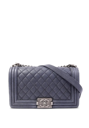 CHANEL Pre-Owned 25 Boy quilted shoulder bag - Blue