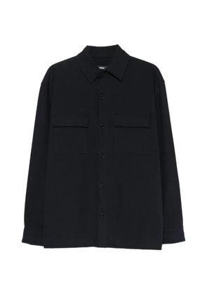 Karl Lagerfeld chest-pocket overshirt - Blue