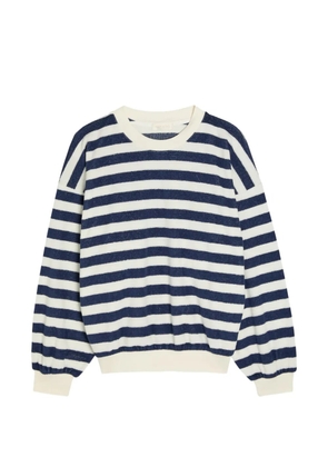 Suzie Kondi Sifnos striped long-sleeve sweater - Blue