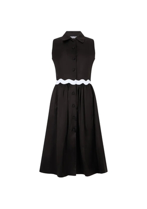 Moschino sleeveless midi dress - Black