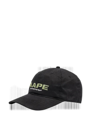 A BATHING APE® logo-embroidered cap - Black