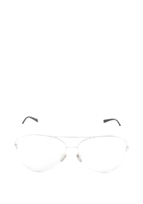 Gucci Eyewear double-bridge pilot-frame sunglasses - Silver