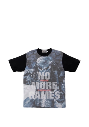 A BATHING APE® logo-print short-sleeve T-shirt - Black