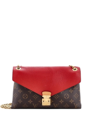 Louis Vuitton Pre-Owned Pallas Chain Monogram Canvas and Calfskin shoulder bag - Brown