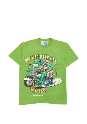 Better with Age graphic-print T-shirt - Green