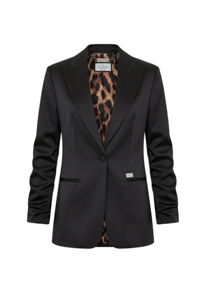 Philipp Plein cady ruched-sleeve blazer - Black