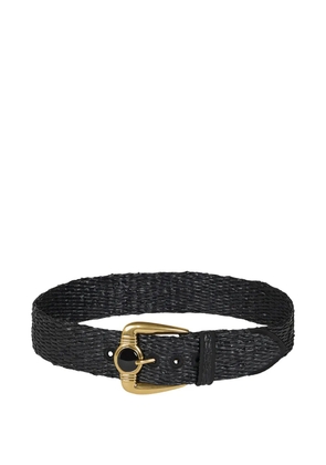 ETRO embellished-buckle woven belt - Black