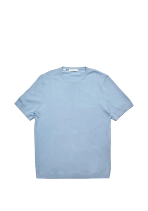 SELECTED Torino knit T-shirt - Blue