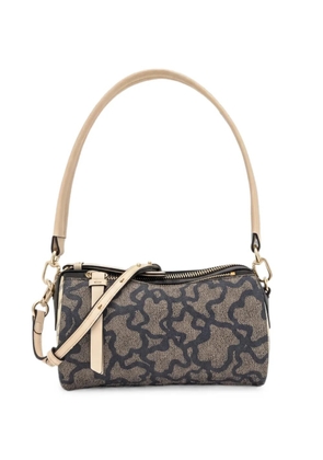 TOUS mini Kaos Icon logo-pattern barrel bag - Blue