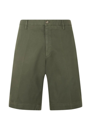 Fedeli pressed-crease chino shorts - Green