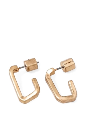 AllSaints Tia Hexagon hoop earrings set (set of three) - Gold