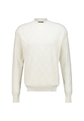 Balmain quilted knitted sweater - Neutrals