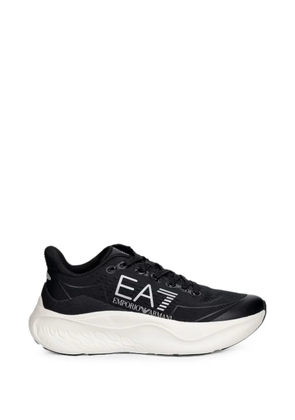 Ea7 Emporio Armani logo-print chunky-sole sneakers - Black