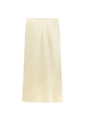 Another Tomorrow bias-cut midi skirt - Yellow