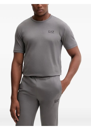 Ea7 Emporio Armani logo-print short-sleeve T-shirt - Grey