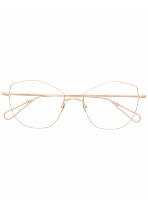 Ahlem oversized-frame glasses - Gold