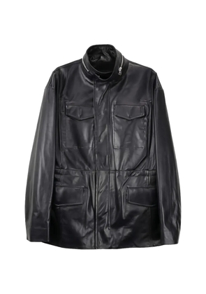 Omar Afridi Arnatt leather jacket - Blue
