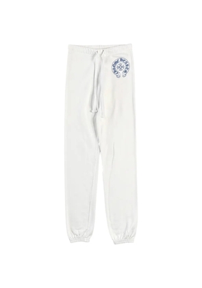 Chrome Hearts Horseshoe logo-print track pants - White