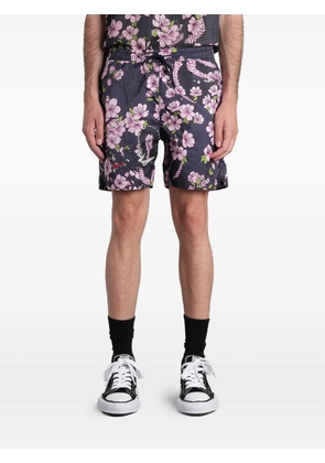 Maharishi Sakura Serenity swim shorts - Blue