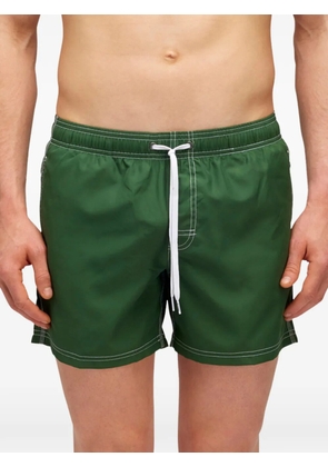 Sundek triple-stripe swim shorts - Green