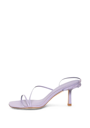 Studio Amelia Bias Wrap strappy square-toe sandals - Purple