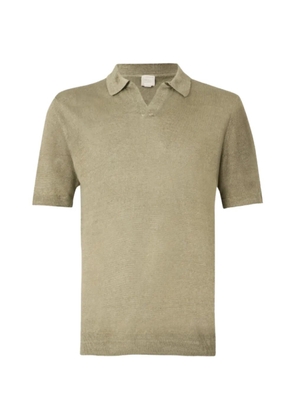 120% Lino fine-knit T-shirt - Green