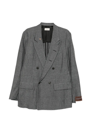 Bed J.W. Ford double-breasted silk jacket - Grey