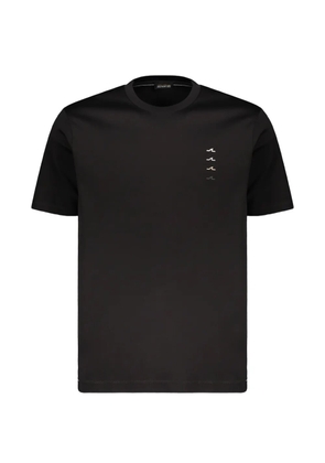 Paul & Shark logo-print cotton T-shirt - Black