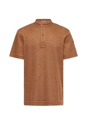 Moncler logo-patch T-shirt - Brown