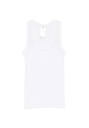 The Row Cendrea ribbed racerback tank top - White