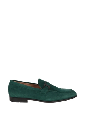 Tod's T Timeless suede loafers - Green