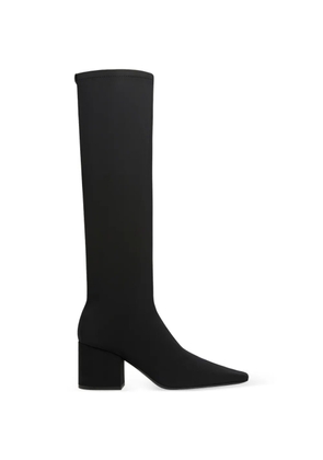 Courrèges stretch-jersey knee-high boots - Black