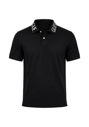 GUESS USA logo-print polo shirt - Black