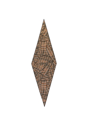 Zegna diamond-shaped scarf - Brown