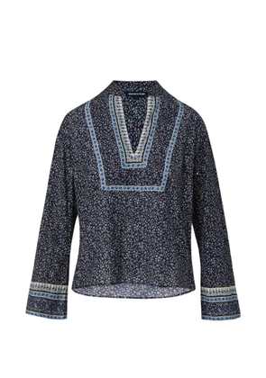Veronica Beard Cyra floral-print blouse - Blue