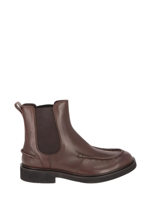 Tod's whipstitch Chelsea boots - Brown