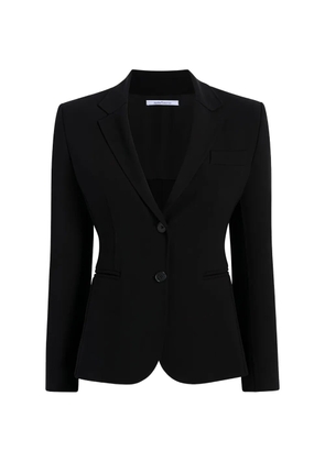 Another Tomorrow Doppio cropped blazer - Black