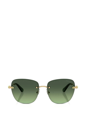 Swarovski Eyewear square-frame rimless sunglasses - Gold