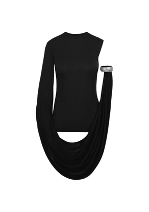 Seen Users Iconic Bracelet one-shoulder top - Black