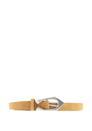 IRO suede-finish buckle-fastening belt - Neutrals