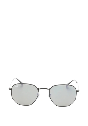 Ray-Ban geometric-frame mirrored sunglasses - Black