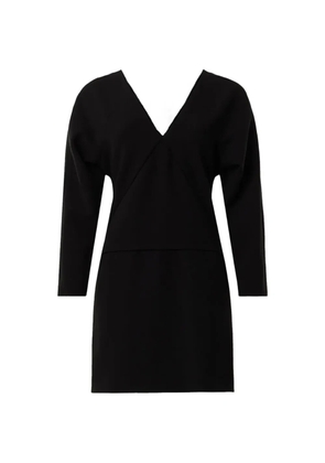 Another Tomorrow dolman-sleeve drop-waist dress - Black