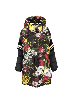 Dolce & Gabbana Pre-Owned floral-print padded coat - Black