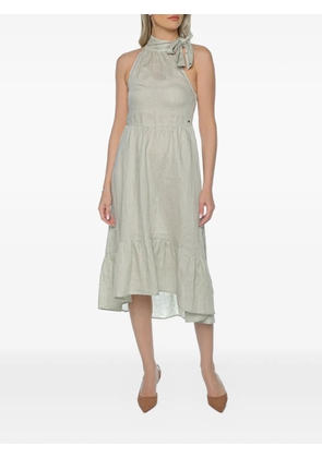 Armani Exchange halterneck A-line dress - Green
