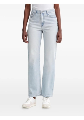 Levi's logo-patch straight jeans - Blue