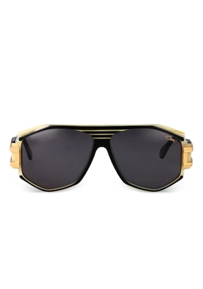 Cazal logo-print sunglasses - Black